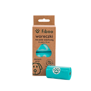 Fiboo ECO Koiran Kompostoituvat Kakkapussit 8-pack