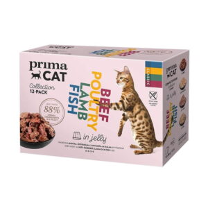 PrimaCat Classic Multipack hyytelössä 12 x 85 g