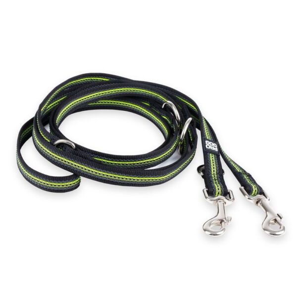 Pro Dog Grip monitoimitalutin heijastimella neon