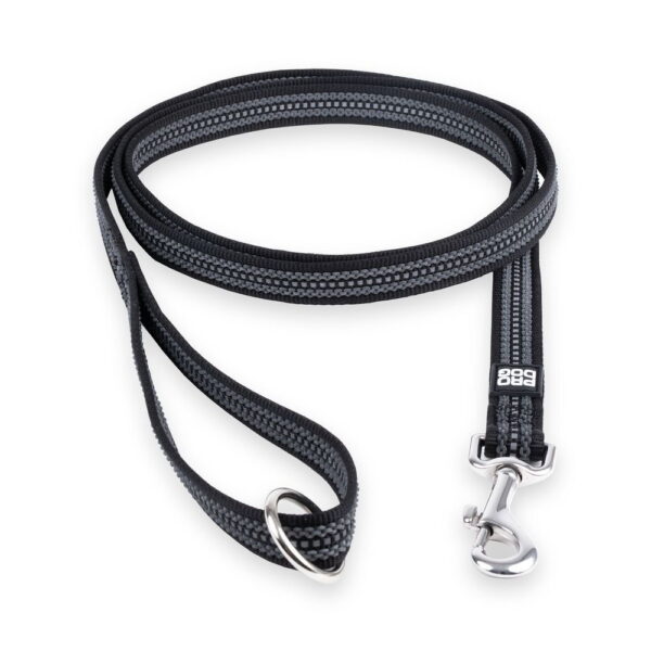 Pro Dog Grip talutin heijastimella musta
