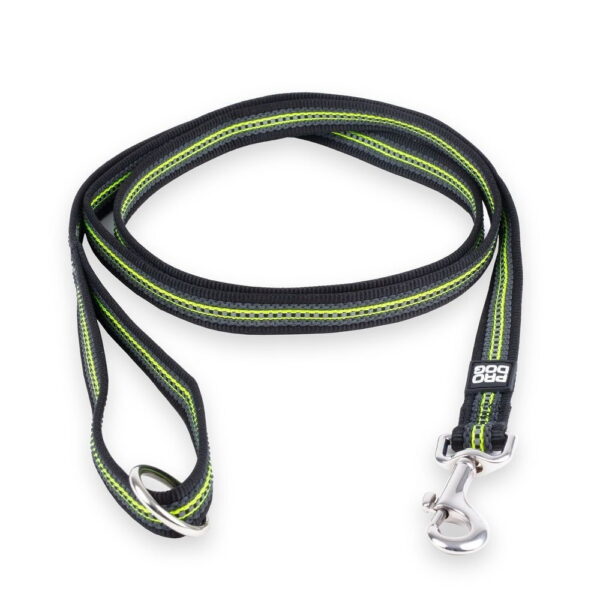 Pro Dog Grip talutin heijastimella neon
