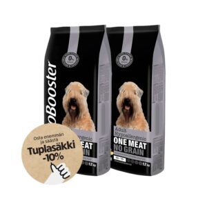 Tuplasäkkitarjous 2x12kg ProBooster Adult Hypoallergenic