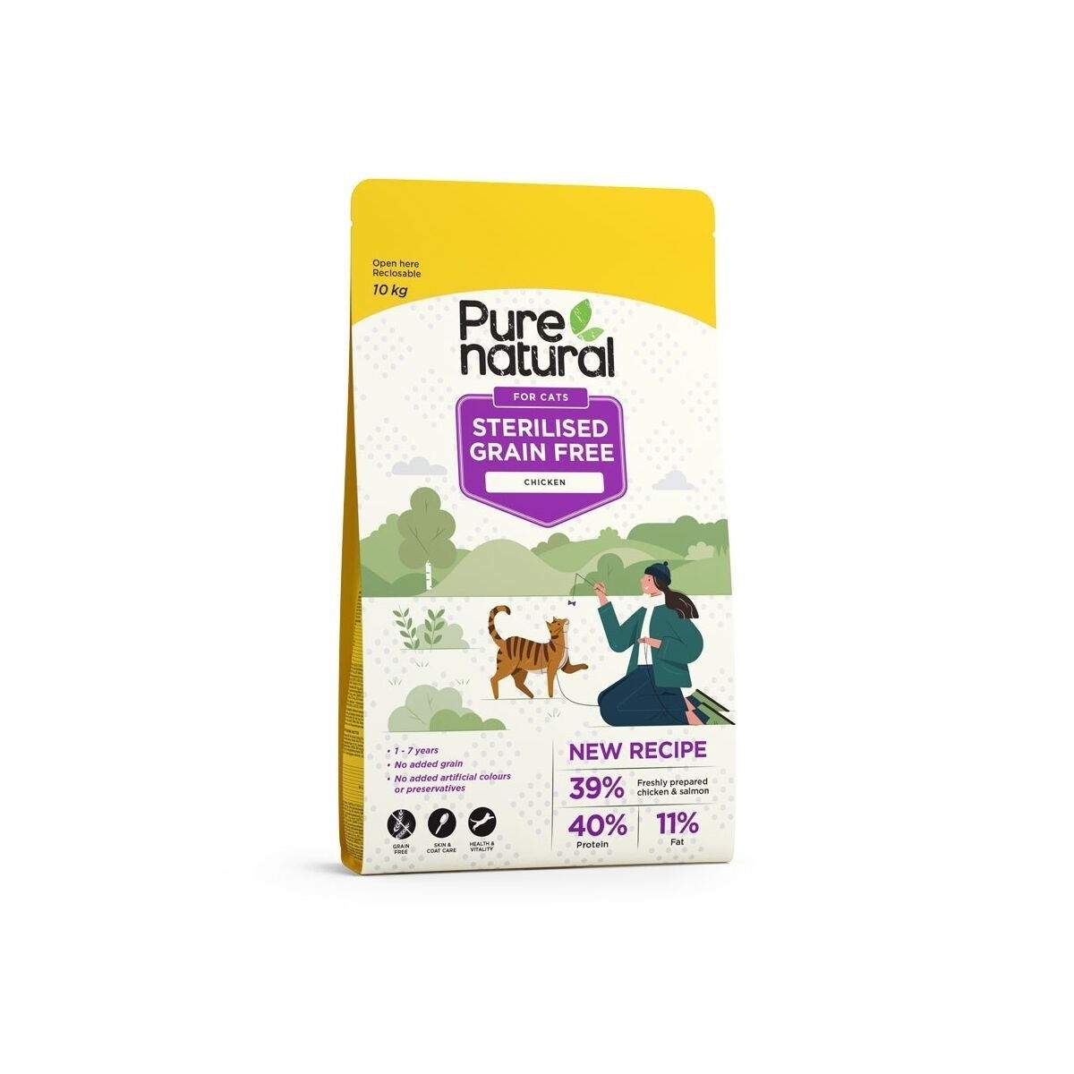 Purenatural Cat Grain Free Sterilised Chicken