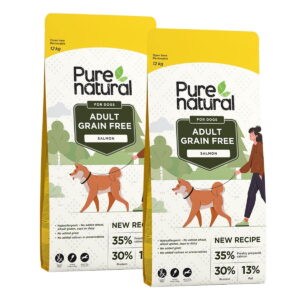 Purenatural Dog Adult Grain Free Salmon 2 x 12 kg,vain verkosta