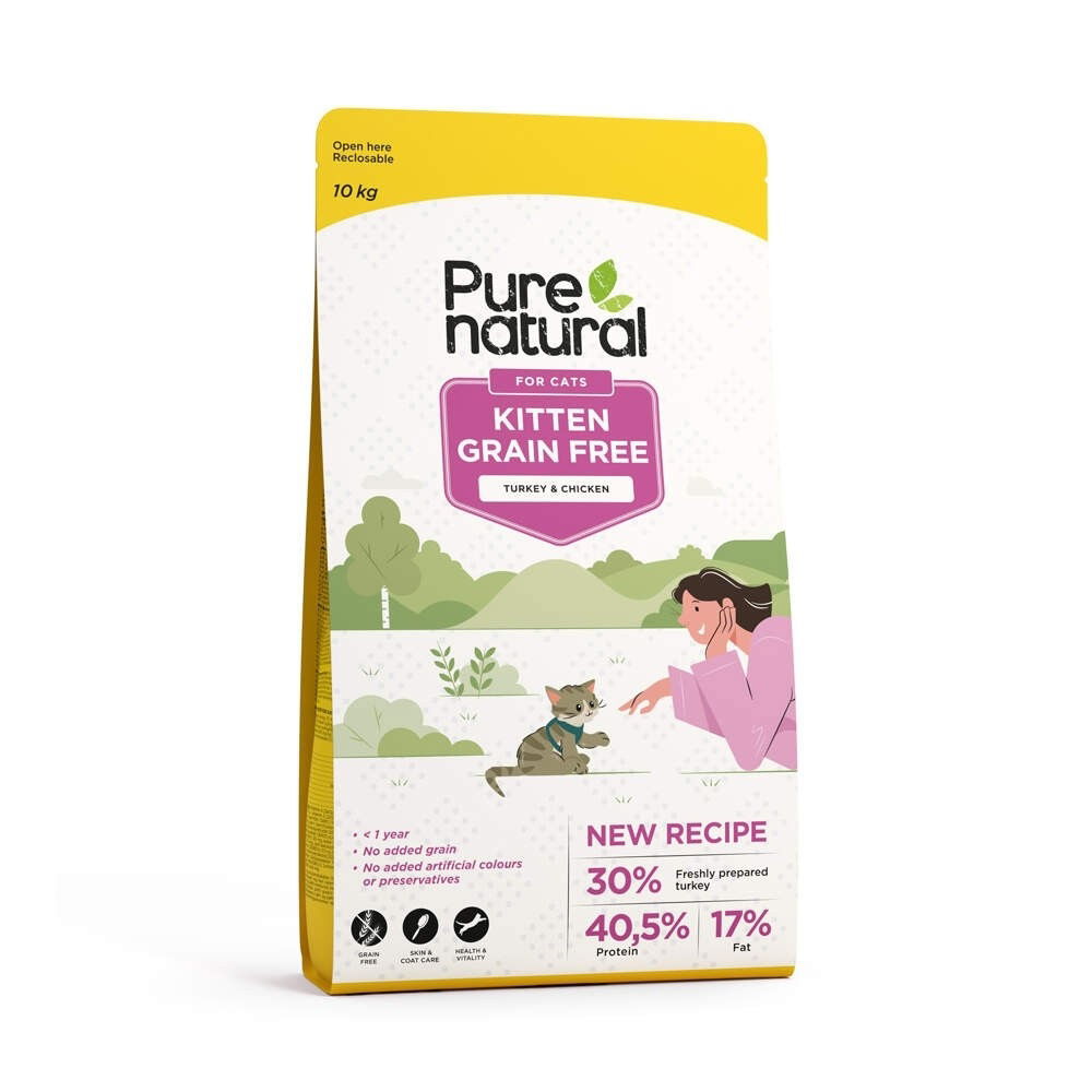 Purenatural Cat Kitten Grain Free Chicken & Turkey
