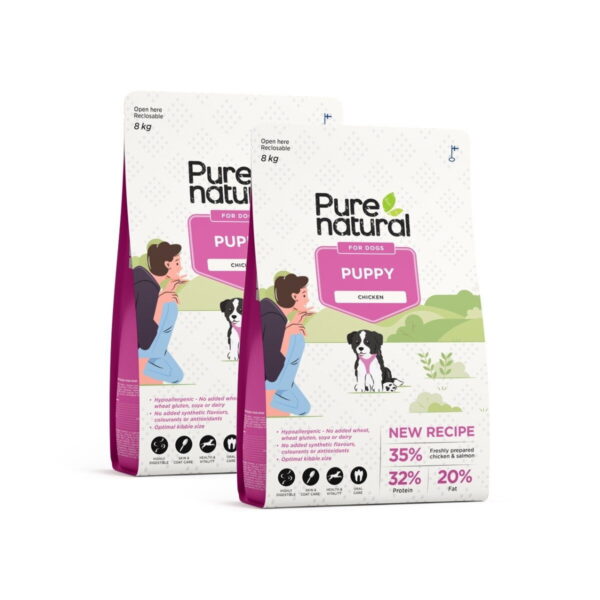 Purenatural Puppy Chicken 2 x 8 kg