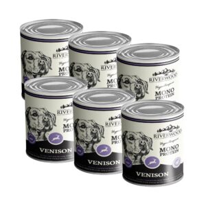 Riverwood Mono Protein Märkäruoka, Peura 400g, 6x400g