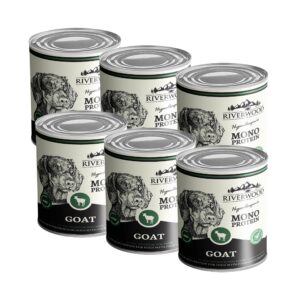 Riverwood Mono Protein Märkäruoka, Vuohi 400g, 6x400g