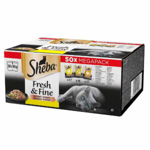 Sheba Fresh&Fine siipikarja 50x50g