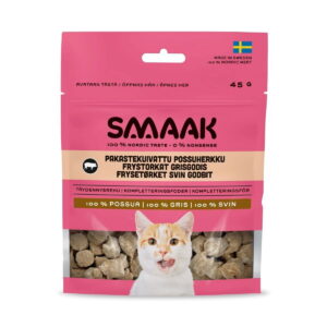 SMAAK Pakastekuivattu possuherkku kissalle 45g