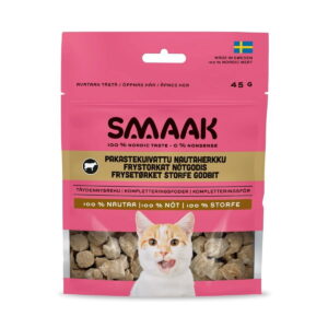 SMAAK Pakastekuivattu nautaherkku kissalle 45g