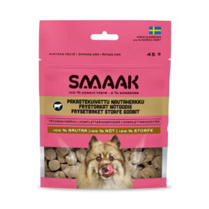 SMAAK Pakastekuivattu nautaherkku koiralle 45g