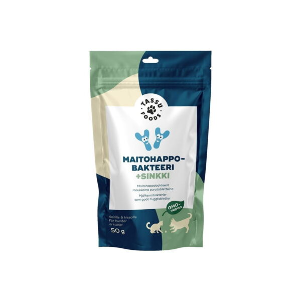 Tassu Foods Maitohappobakteeri + sinkki 50 g