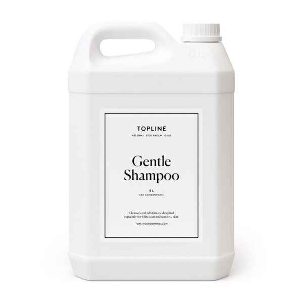 Topline Gentle -koiranshampoo 5 l