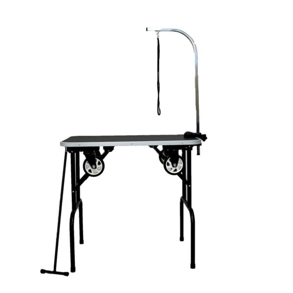 Trimmauspöytä pyörillä PetEasy 81x46cm
