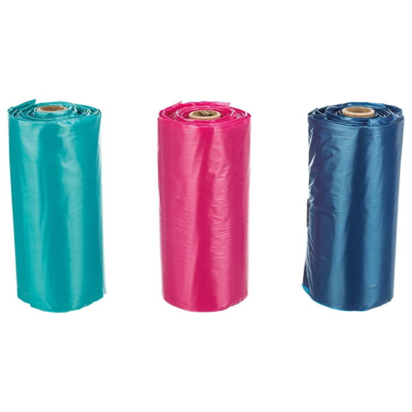 Kakkapussit Trixie kahvalla M, 3x 15 kpl