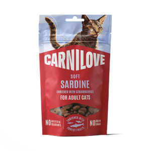 Carnilove Cat Soft Snack Sardine with Strawberry 50 g