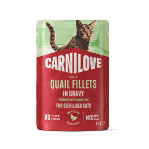 Carnilove Cat Adult Sterilized Quail 85 g