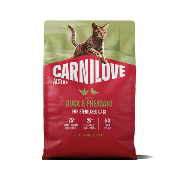 Carnilove Cat Adult Sterilised Active Duck & Pheasant