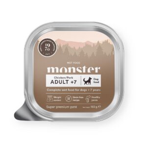 Monster Dog Adult +7 Chicken/Pork Patee 150 g