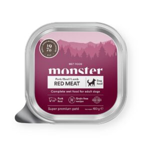 Monster Dog Adult Red Meat Patee 150 g