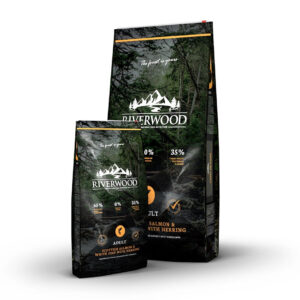 Riverwood Adult Skotlantilainen Lohi, Vaalea Kala ja Silli 12kg - PÄIVÄYS 7.8.2026